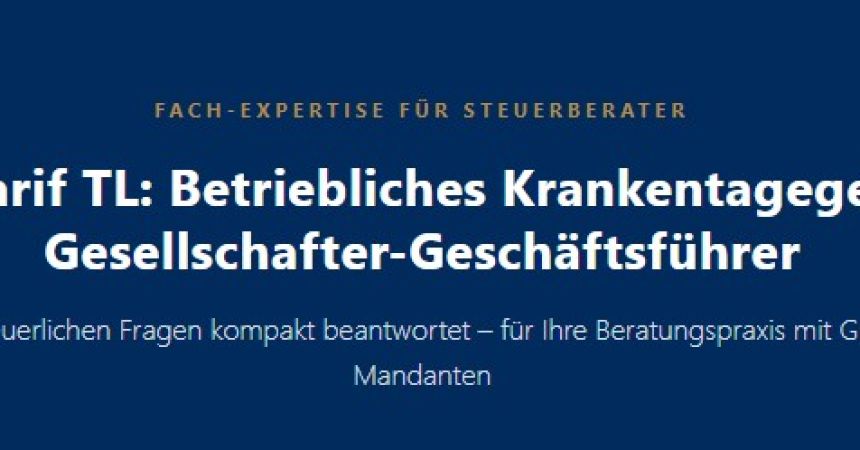 DKV Tarif Rückdeckungsversicherung - Fachexpertise für Steuerberater