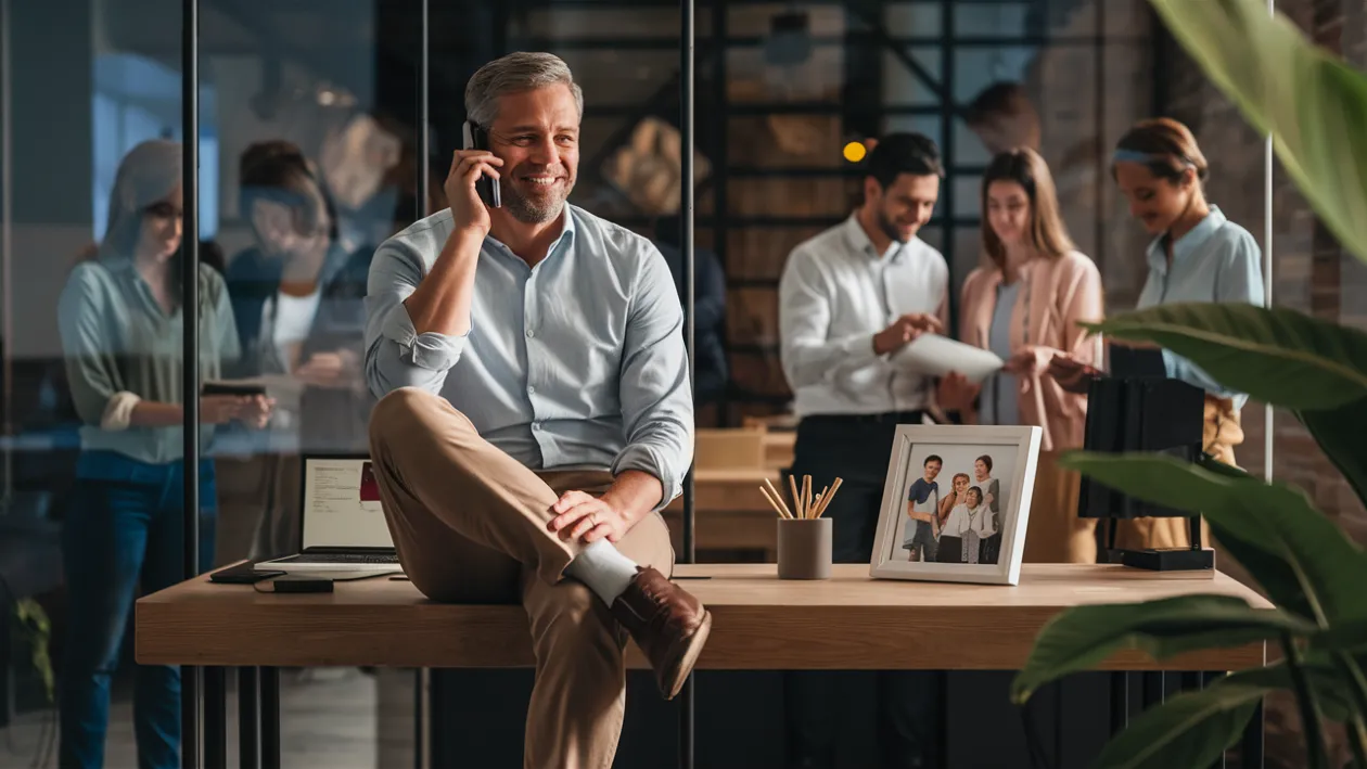 GmbH Geschäftsführer zufrieden