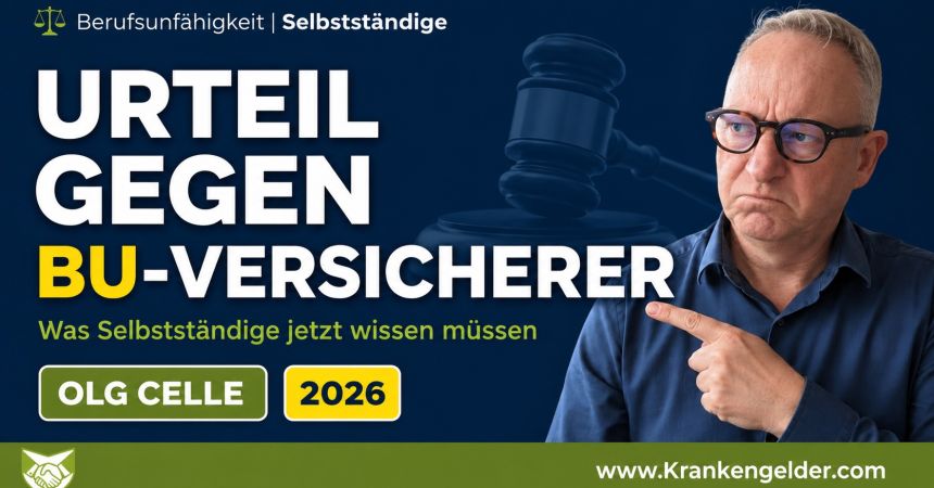 Gerichtsurteil gegen BU-Versicherer