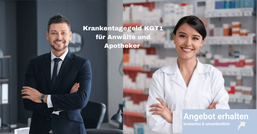 Krankentagegeld der DKV für Anwälte und Apotheker Tarif KGT1