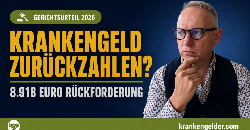Krankengeld-Rückforderung bei BU 2026