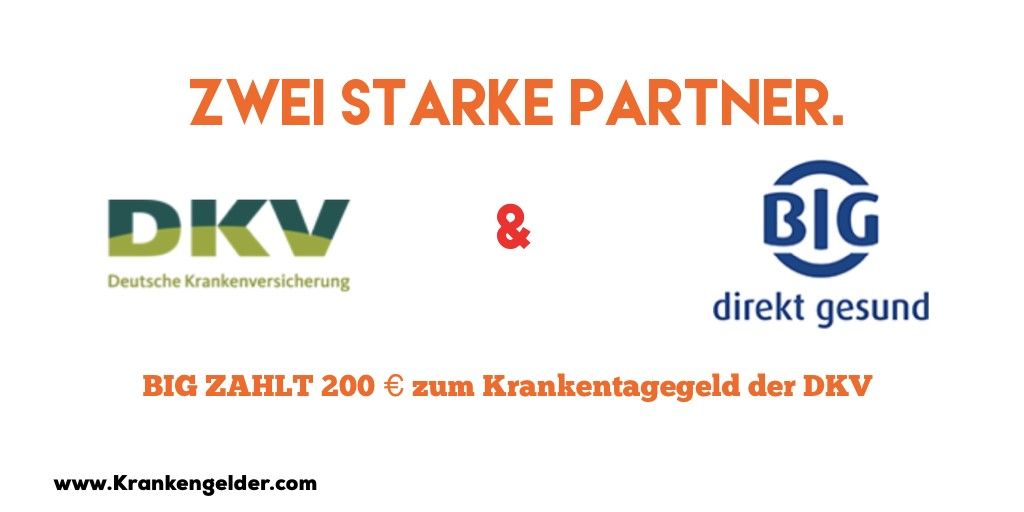 BIG Krankenkasse und DKV Krankentagegeld